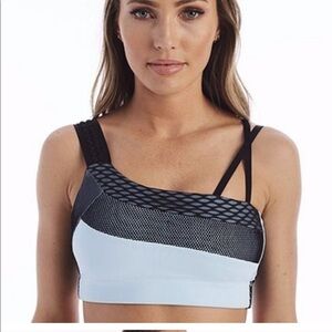 New! Lukka lux medium chamber mid impact sports bra in niche.